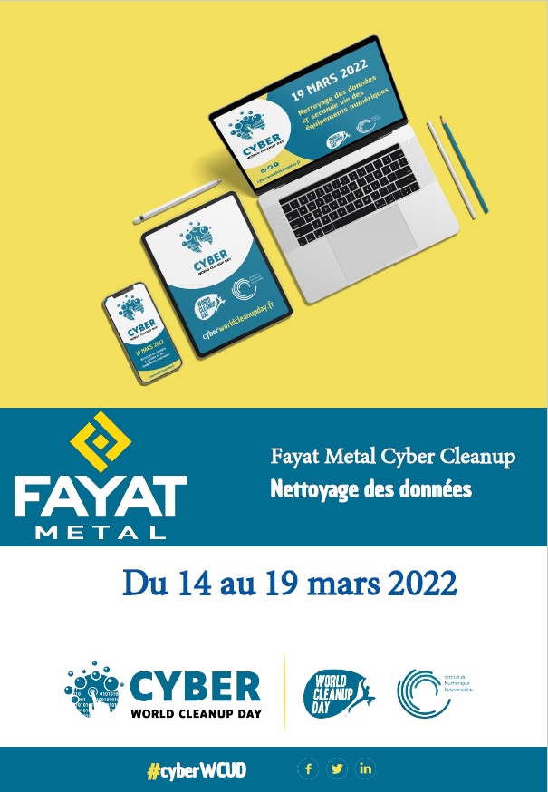 Affiche CYBER WORLD CLEANUP DAY